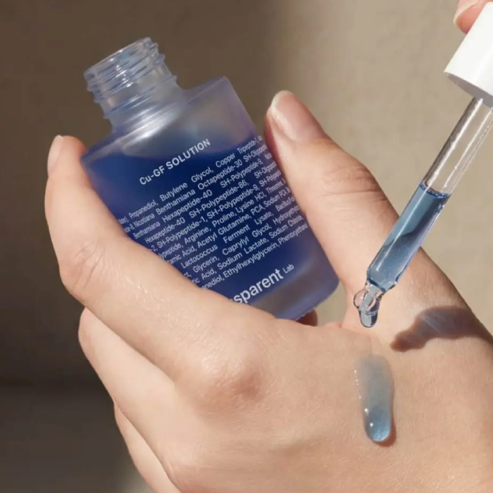 TRANSPARENT LAB Cu-Gf Solution 30ml - Сироватка з пептидами міді та факторами росту - фото №2 TRANSPARENT LAB Cu-Gf Solution 30ml - Сироватка з пептидами міді та факторами росту - фото №2
